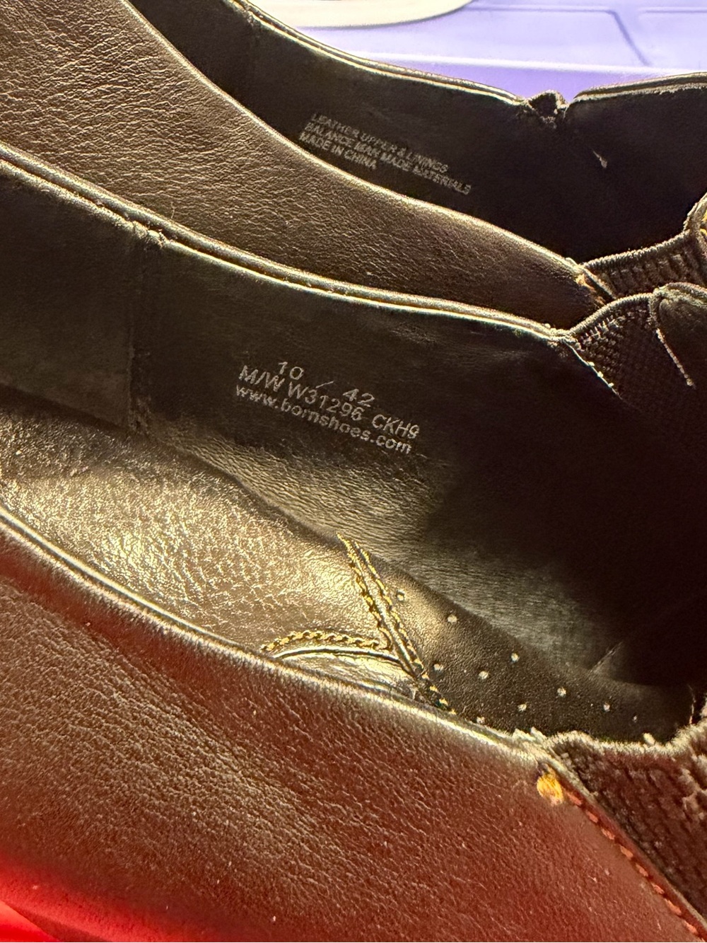 Born Women's Leather Slip-On Mules - Black - Picture 6 of 6